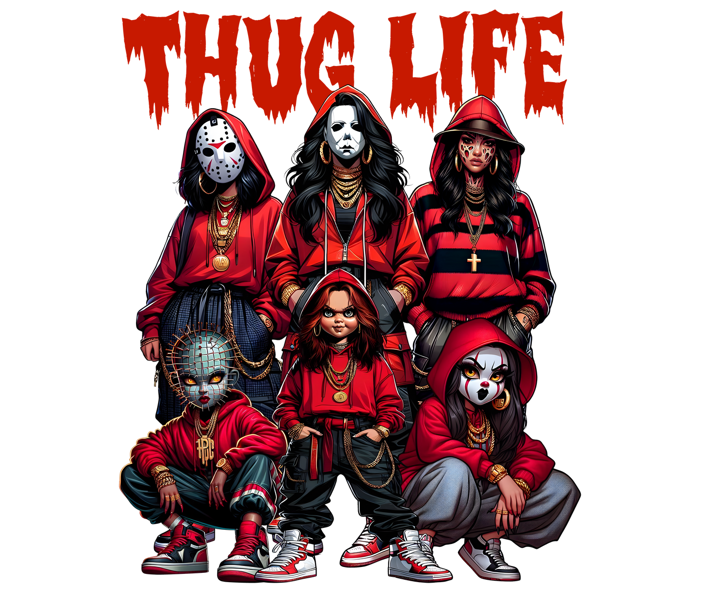 Thug Life Red