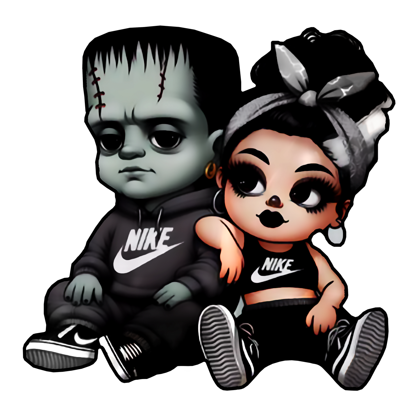 Chicano Frankenstein Couple